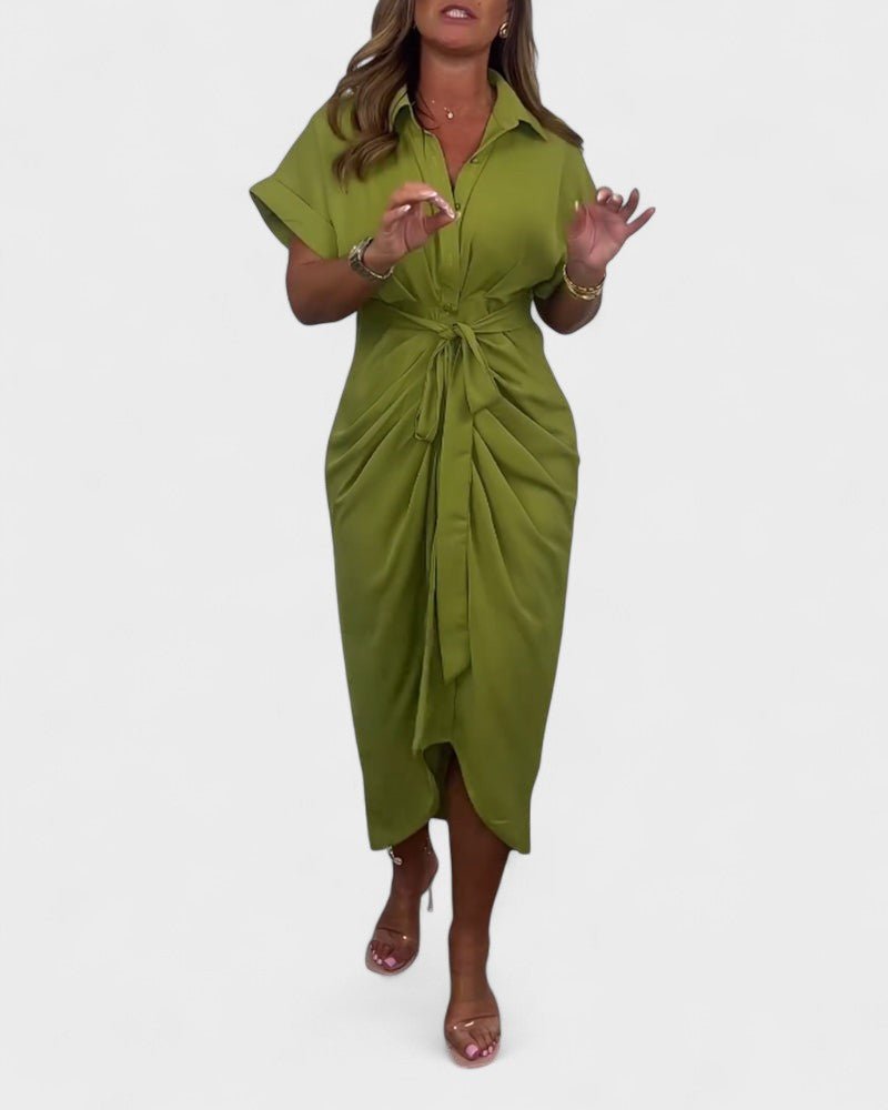 NOA | Elegant Pleated Dress