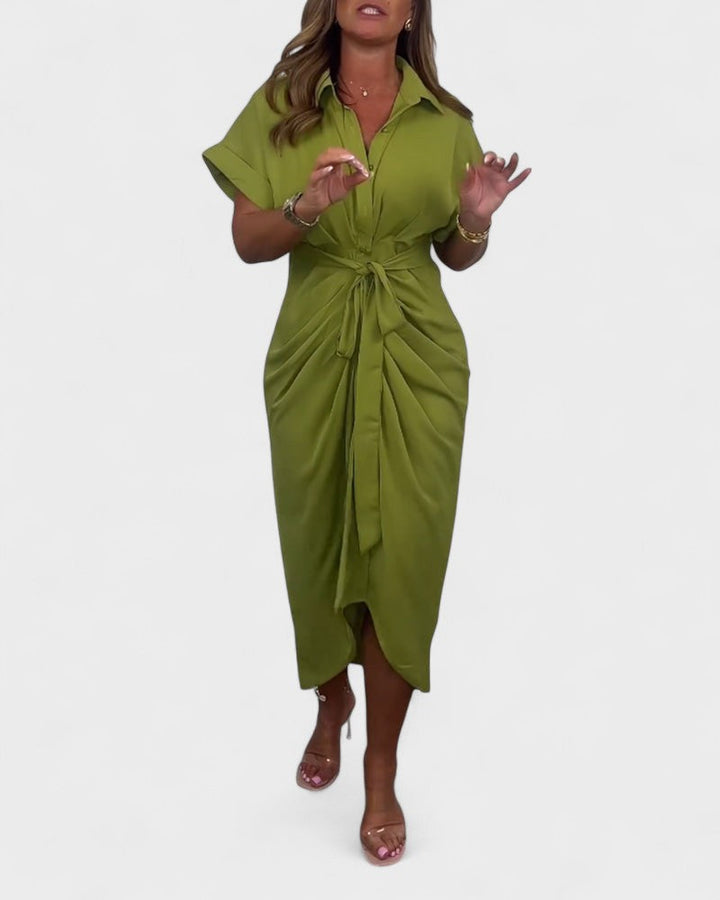 NOA | Elegant Pleated Dress