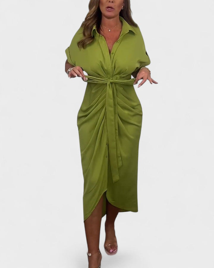 NOA | Elegant Pleated Dress