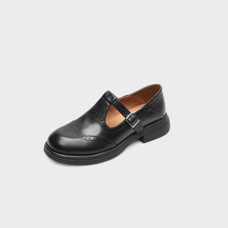 CARYS | Elegant Mary Janes in Leather