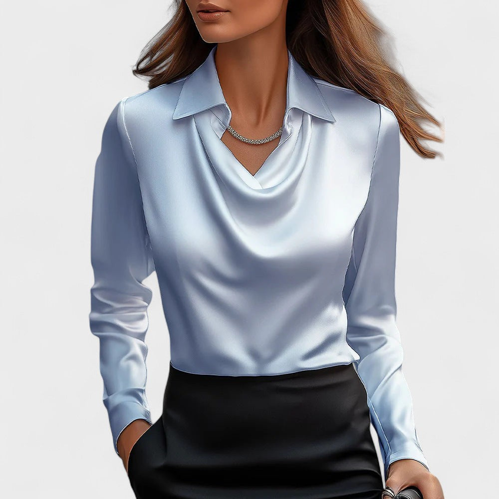 HANNAH | Elegant Satin Blouse