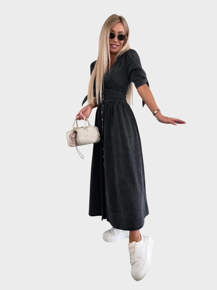 Ava™ | Stunning Denim Dress