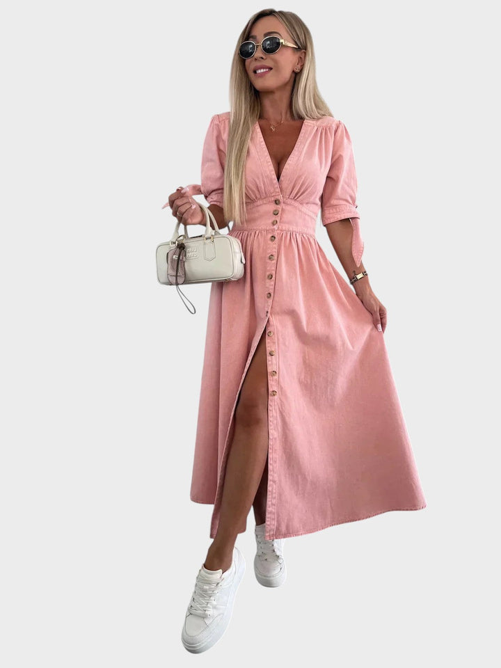 Ava™ | Stunning Denim Dress