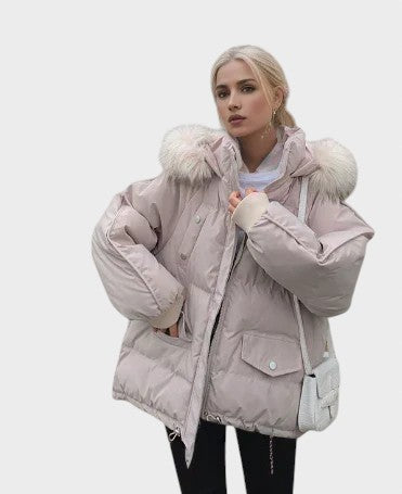 Silke | Stylish Puffer Jacket with Fur Trim