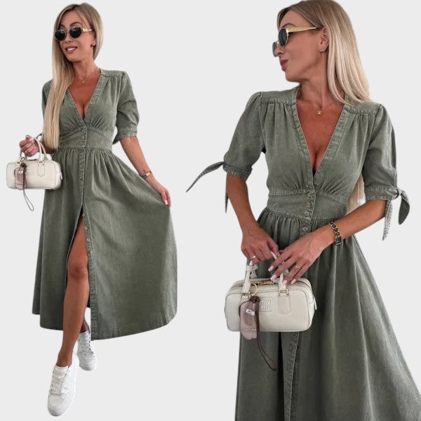 Ava™ | Stunning Denim Dress