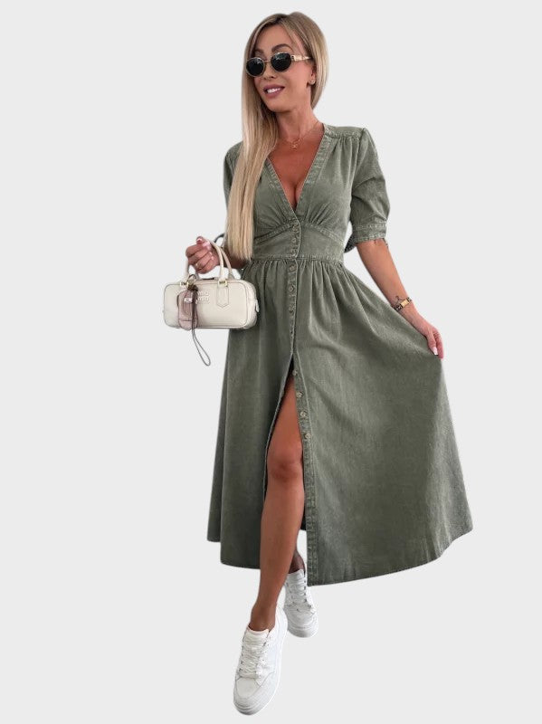 Ava™ | Stunning Denim Dress