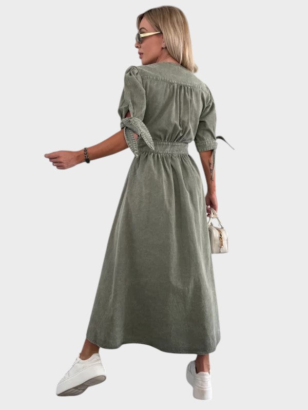 Ava™ | Stunning Denim Dress