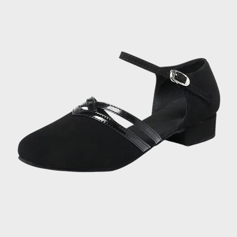Mia | Stylish Black Ankle-Strap Shoes