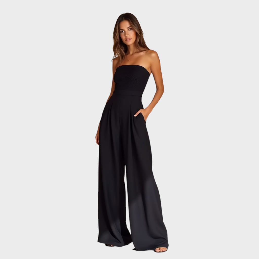 CLARA | Stylish strapless jumpsuit