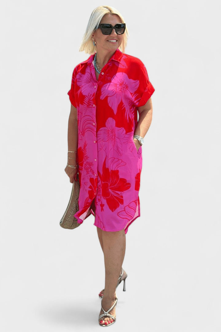 SAMANTHA | Dress with floral print