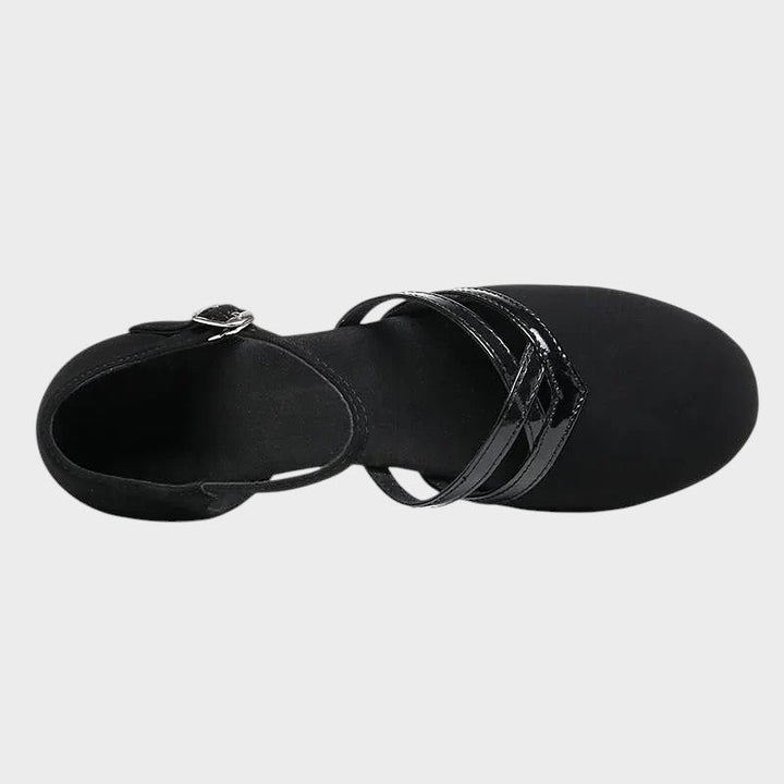 Mia | Stylish Black Ankle-Strap Shoes