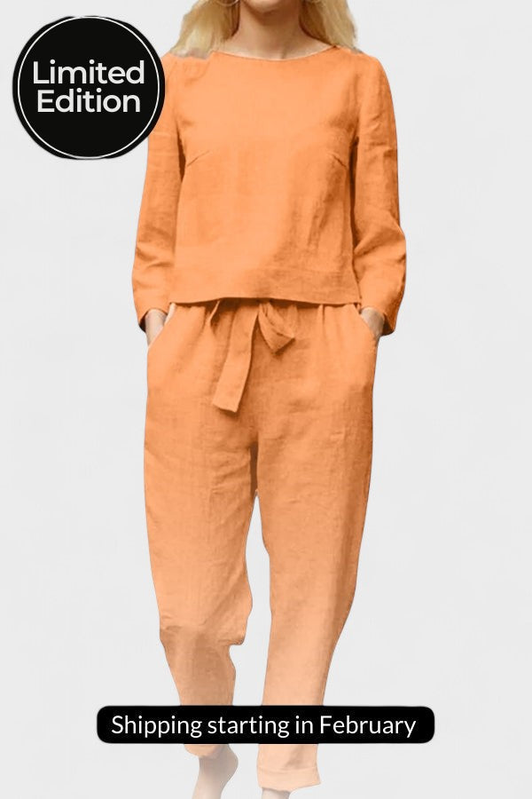 NICOLINE | Linen two-piece set