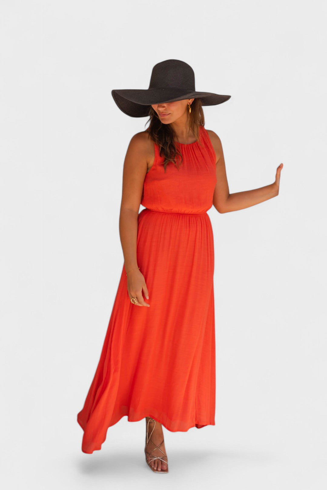 DAGNY | Summer Dress Orange