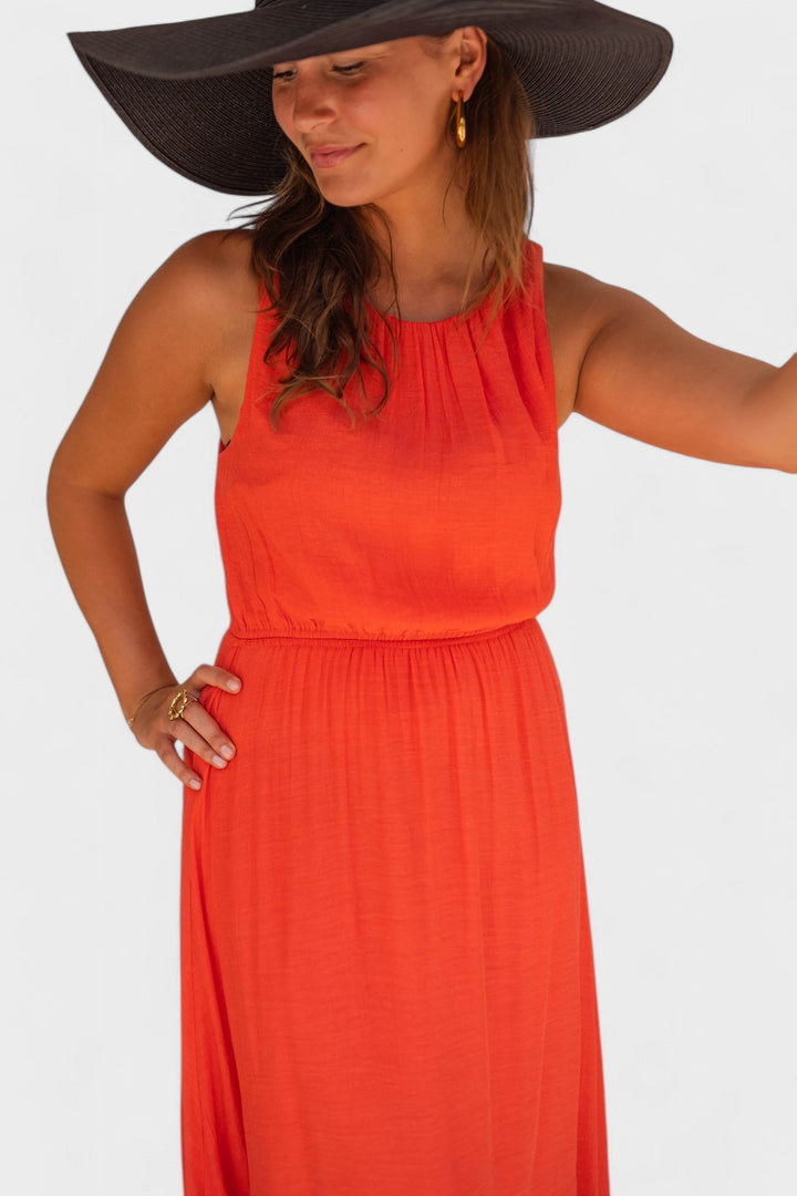 DAGNY | Summer Dress Orange