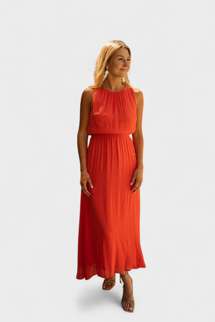 DAGNY | Summer Dress Orange