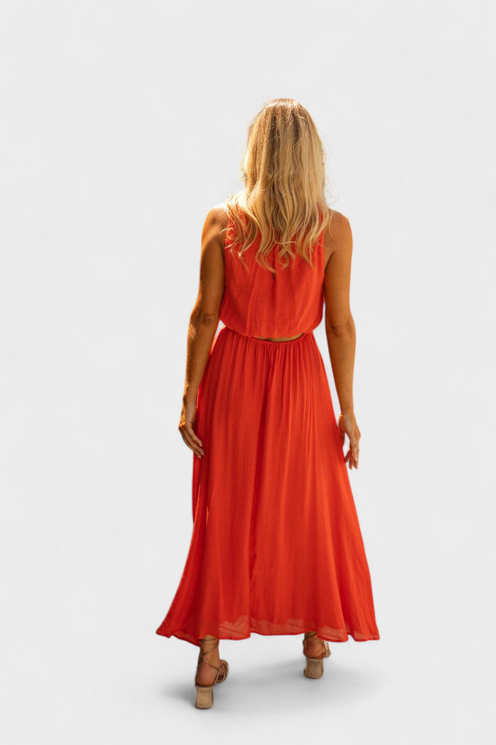DAGNY | Summer Dress Orange