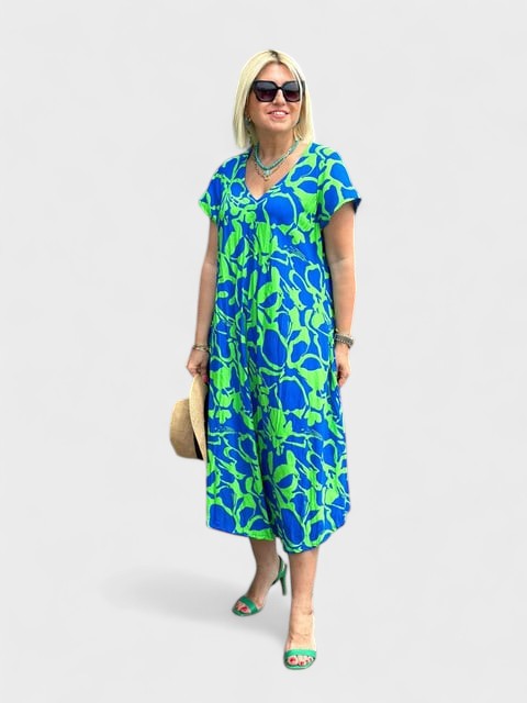 BETH | Elegant floral dress