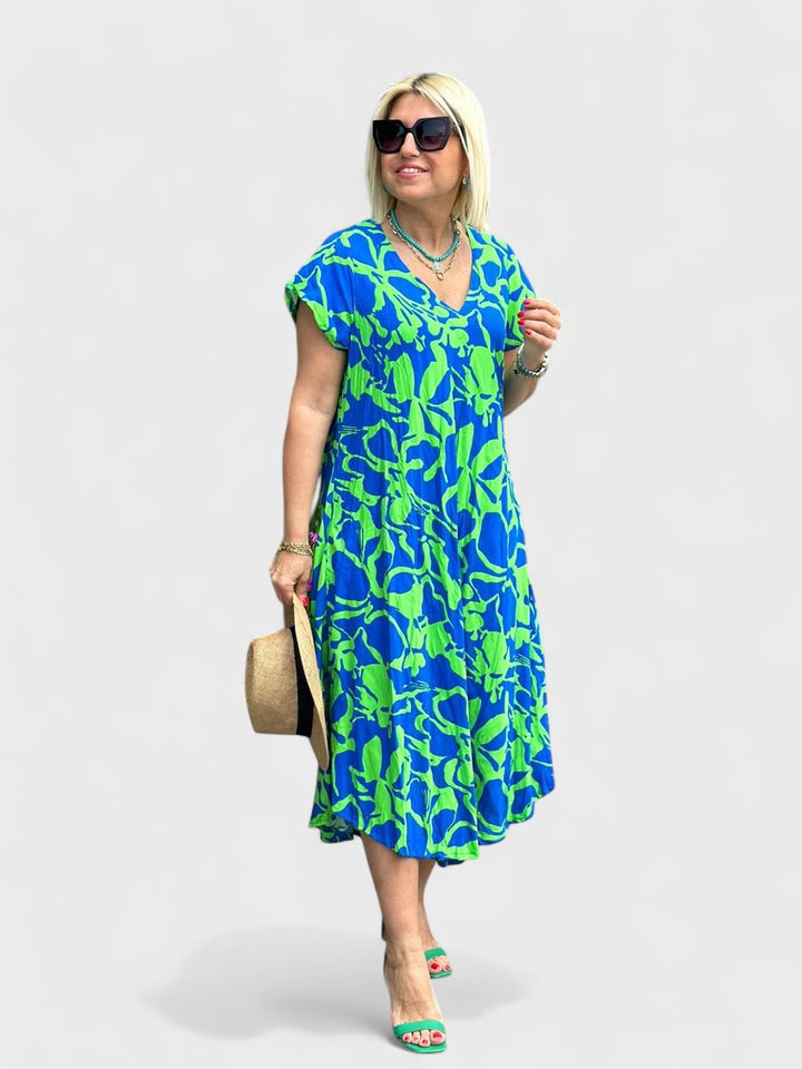 BETH | Elegant floral dress