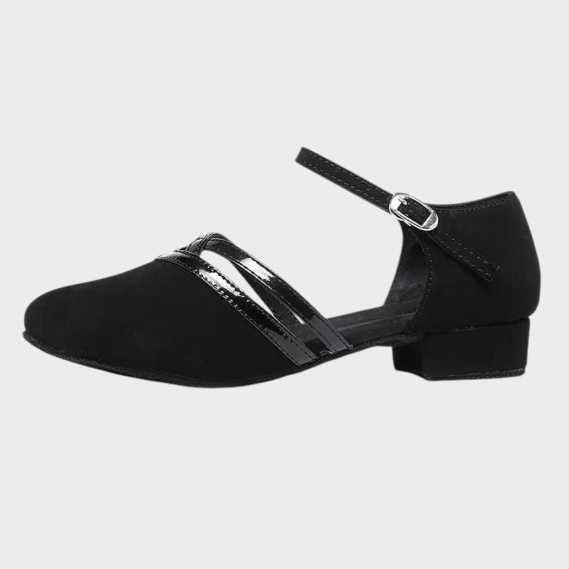 Mia | Stylish Black Ankle-Strap Shoes